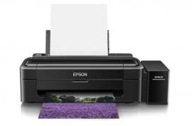 Принтер Epson L130 струйный с оригинальной СНПЧ