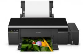 Принтер Epson L800 с оригинальной СНПЧ и чернилами INKSYSTEM