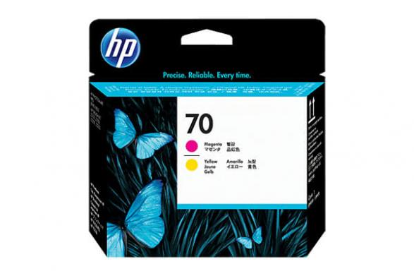 фото Печатающая головка HP 70 Magenta and Yellow для моделей DesignJet