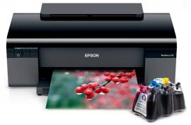 Принтер Epson Workforce 30 с СНПЧ