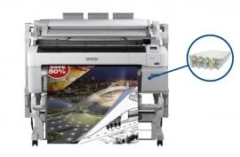 Плоттер Epson SureColor SC-T5200 MFP PS с ПЗК и чернилами Плоттер Epson SureColor SC-T5200 MFP PS с ПЗК и чернилами