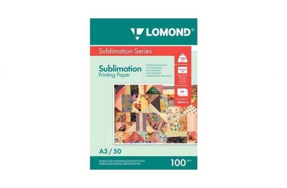 Сублимационная бумага  Lomond Sublimation A3 (100g) 50 листов (0809315)