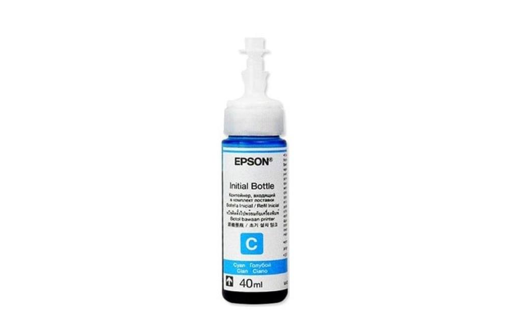Оригинальные чернила для Epson T664 Cyan (40 мл)