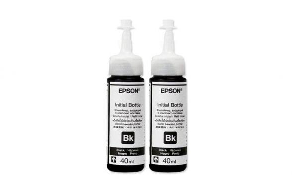 Оригинальные чернила для Epson T664 Black (40 мл) - 2шт