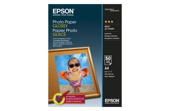 Глянцевая фотобумага Epson Glossy Photo Paper A4, 200g, 50 листов