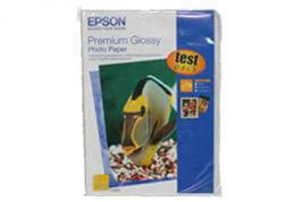 изображение Фотобумага Epson Premium Glossy Photo Paper 13x18cm (10л, тест, 255 г, м2)